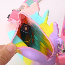 Cargar imagen en el visor de la galería, Cartera Pop It Unicornio para niñas
